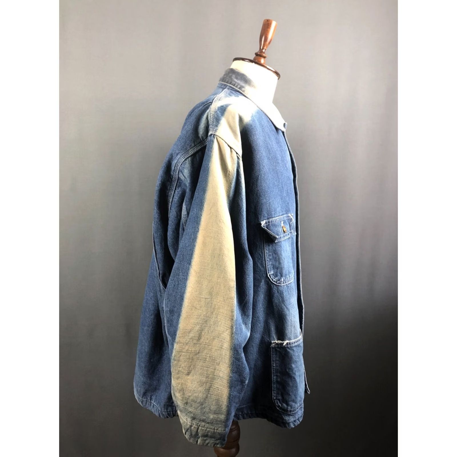 Carhartt VINTAGE Carhartt Jacket Mens One Size Blue Denim Cotton Men Size US M / EU 48-50 / 2 - 7 Thumbnail
