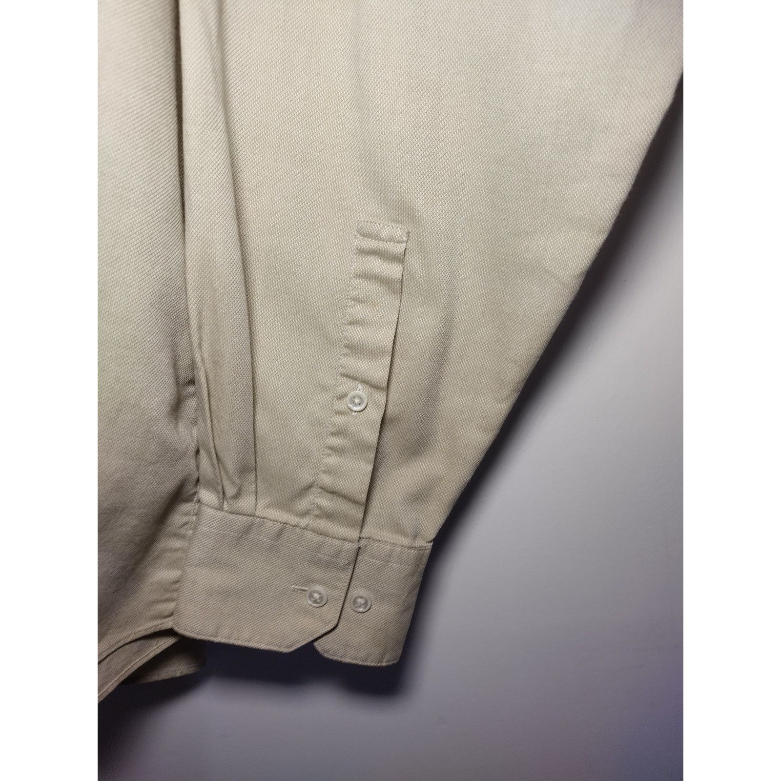 Croft & Barrow Croft & Barrow Mens Dress Shirt Long Sleeves Button Up Tan Size US XL / EU 56 / 4 - 4 Thumbnail