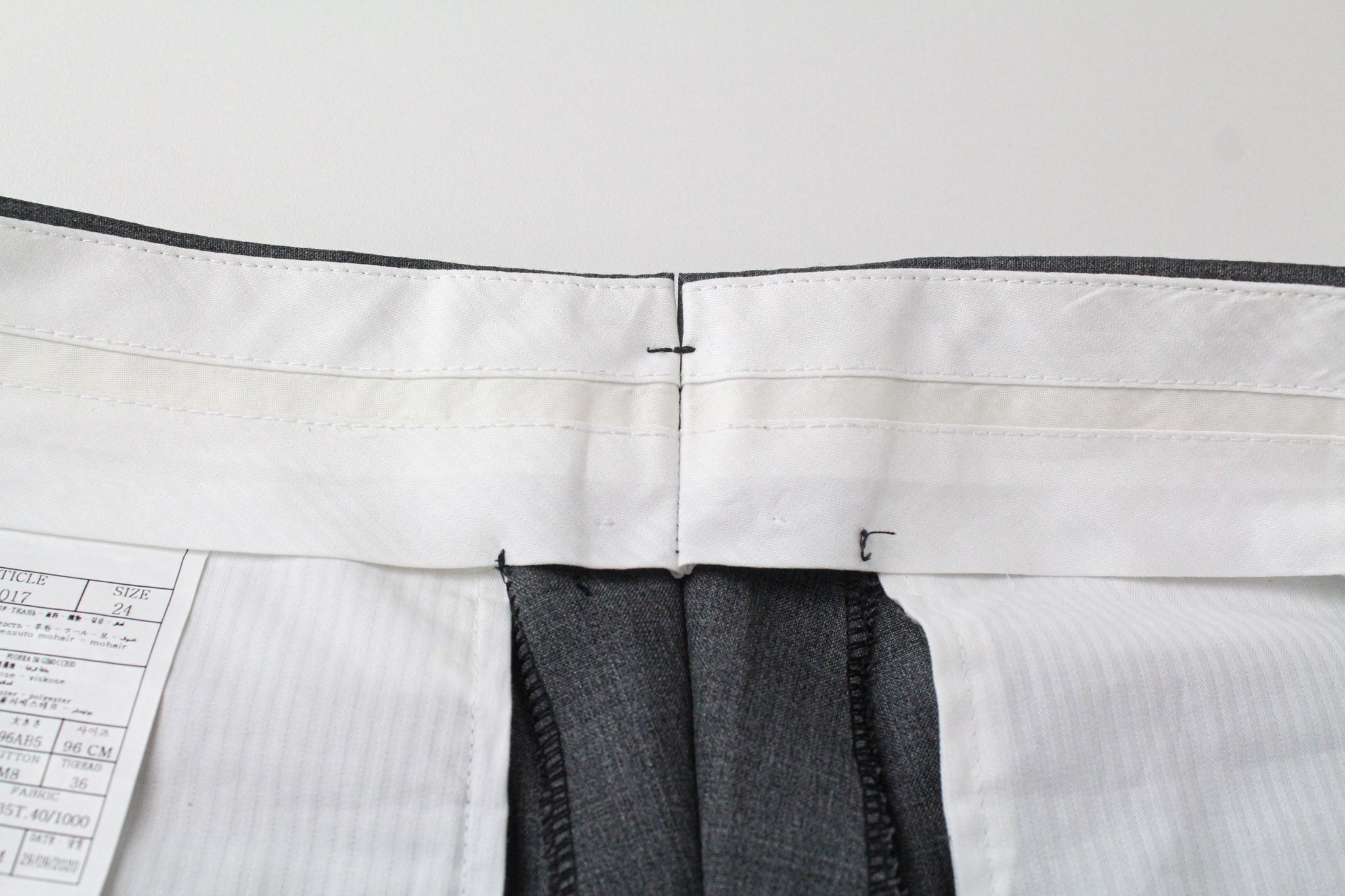 Suitsupply WASHINGTON UK36R Grey 2-Piece Extra Slim Wool 72241 Size 36R - 9 Thumbnail