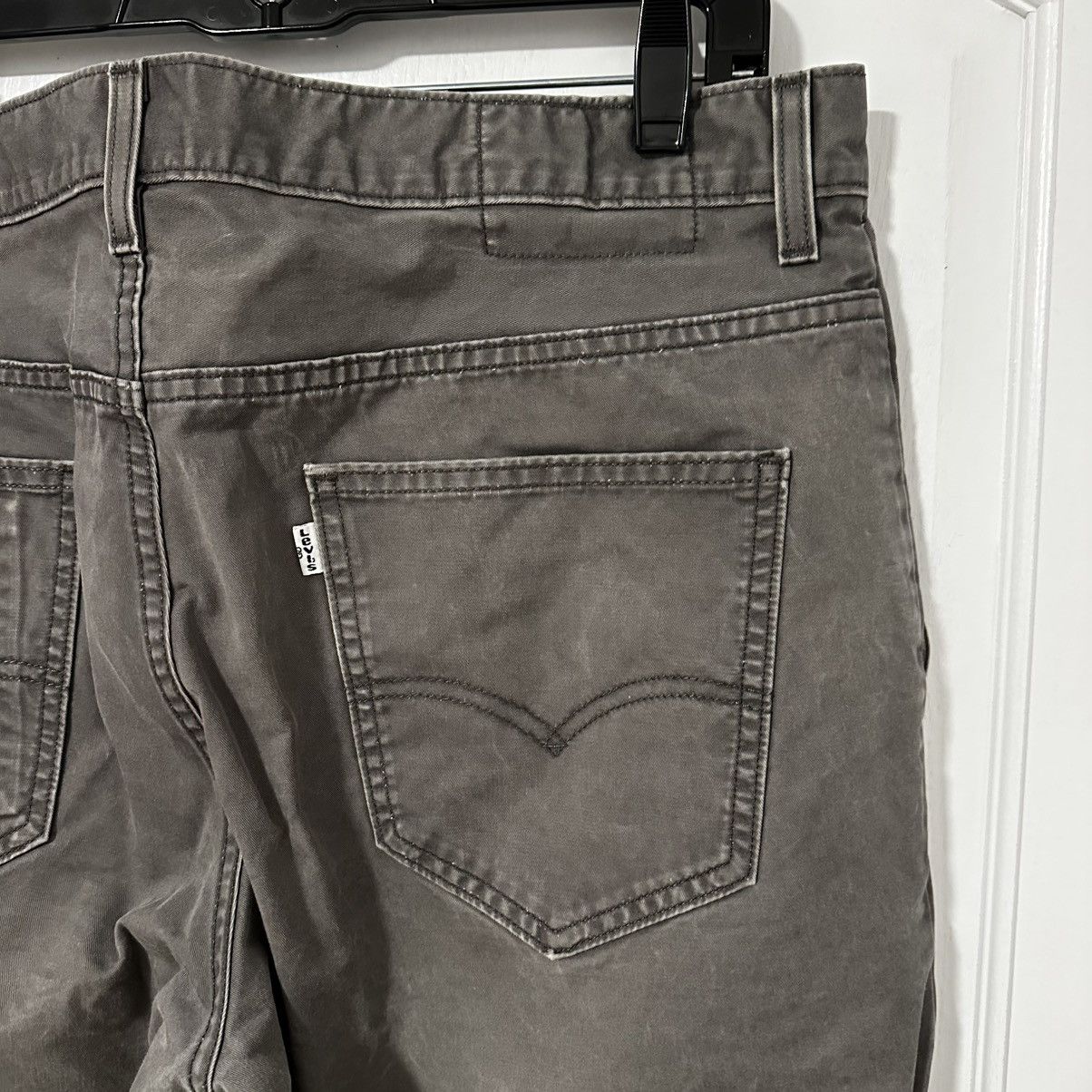 Levi's Levi's 511 Slim Fit Hybrid Chino Trouser Pants, Charcoal, 36 Size US 36 / EU 52 - 5 Thumbnail