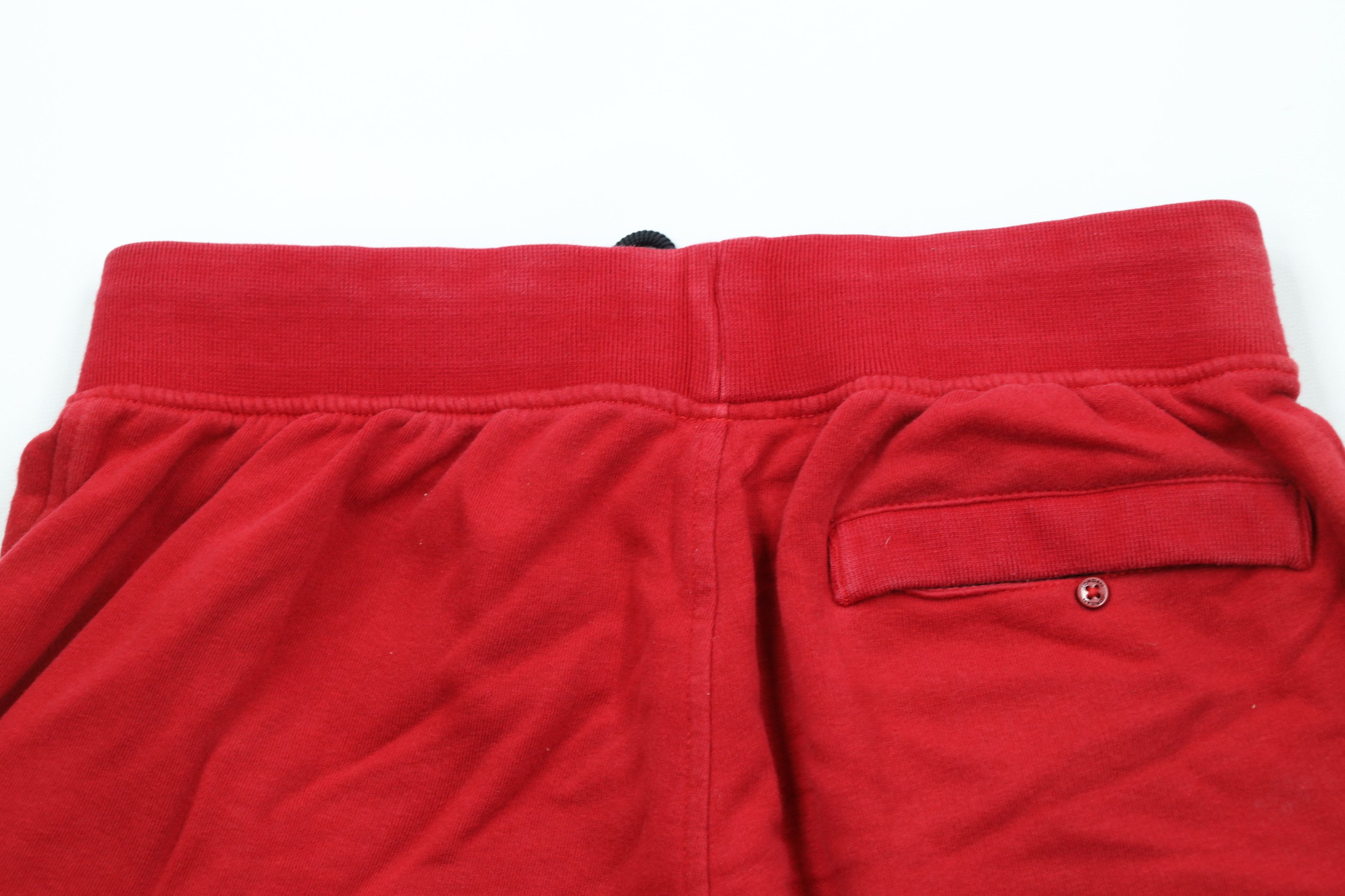 Nike × Vintage Vintage Nike Air Jordan French Terry Sweatpants Shorts Red Size US 32 / EU 48 - 10 Thumbnail