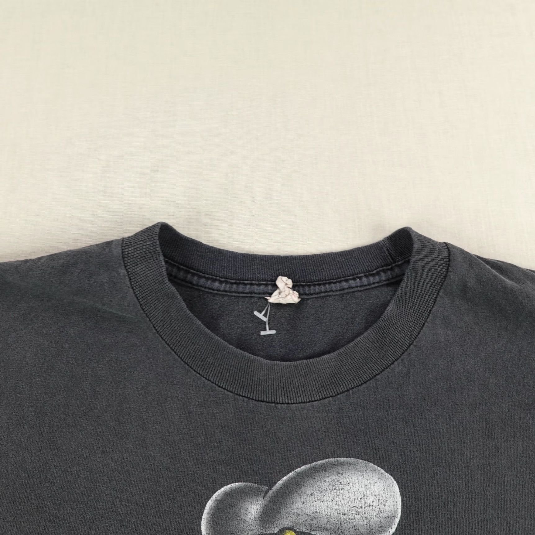 Vintage VINTAGE Alstyle Popeye Graphic Print T-Shirt Mens Large Black 2001 Y2K Cartoon Bling Size US L / EU 52-54 / 3 - 2 Thumbnail