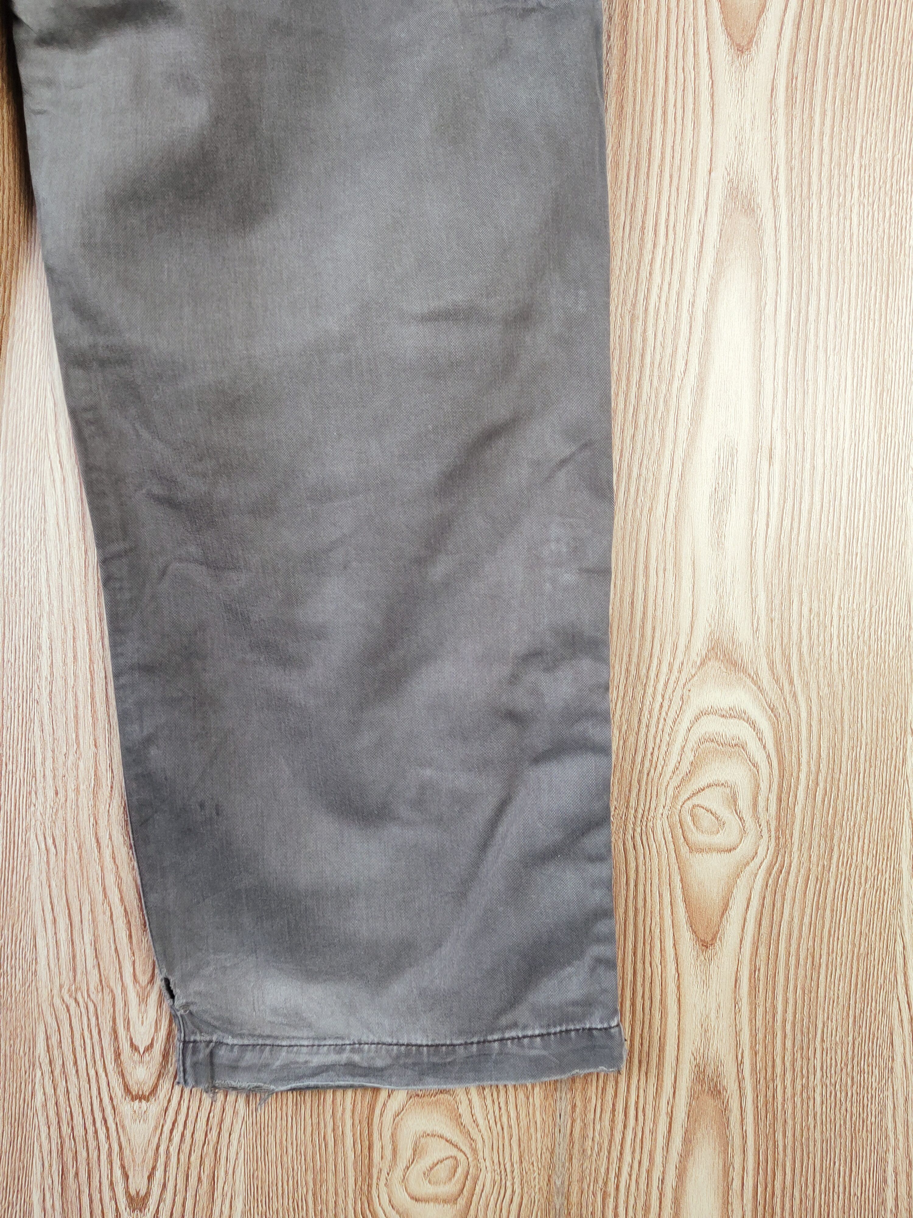 Japanese Brand Plusmore Dark Brown Faded Multipocket Cargo Pants #w444 Size US 33 - 13 Thumbnail