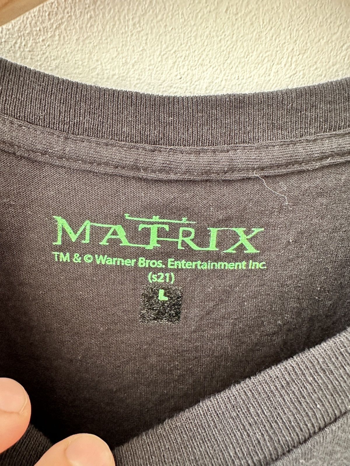 Vintage Matrix Movie T Shirt Size US L / EU 52-54 / 3 - 4 Thumbnail