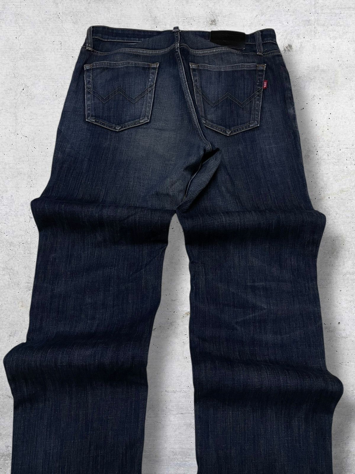 Edwin VINTAGE EDWIN DESIGNER 90S JAPAN INDIGO 403 STRAIGHT DENIM Size US 31 - 11 Thumbnail