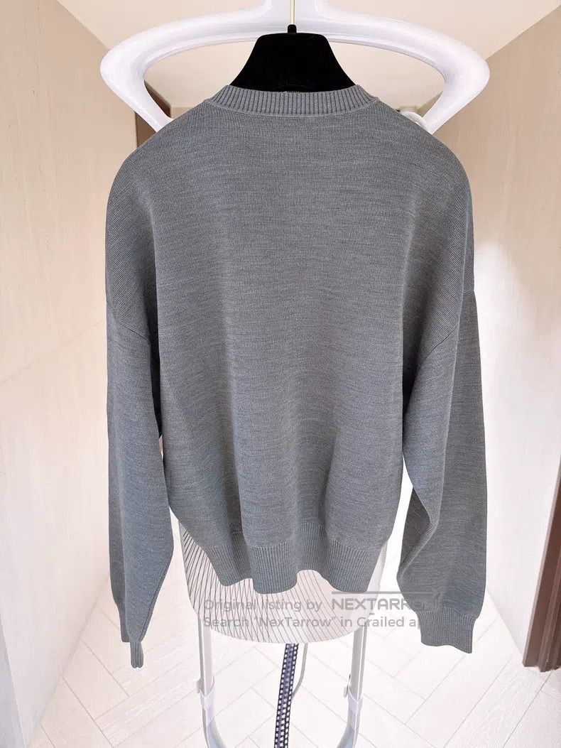 Hermes Hermes Gray horse carriage cashmere sweater Size XS / US 0-2 / IT 36-38 - 7 Thumbnail