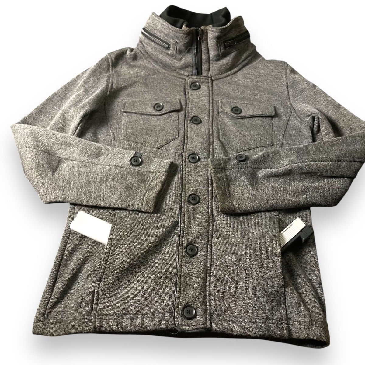 Le Grande Bleu (L.G.B.) 🇯🇵 LOUIS CHAVLON BUTTON UP ZIPPER JACKET Size US L / EU 52-54 / 3 - 10 Thumbnail