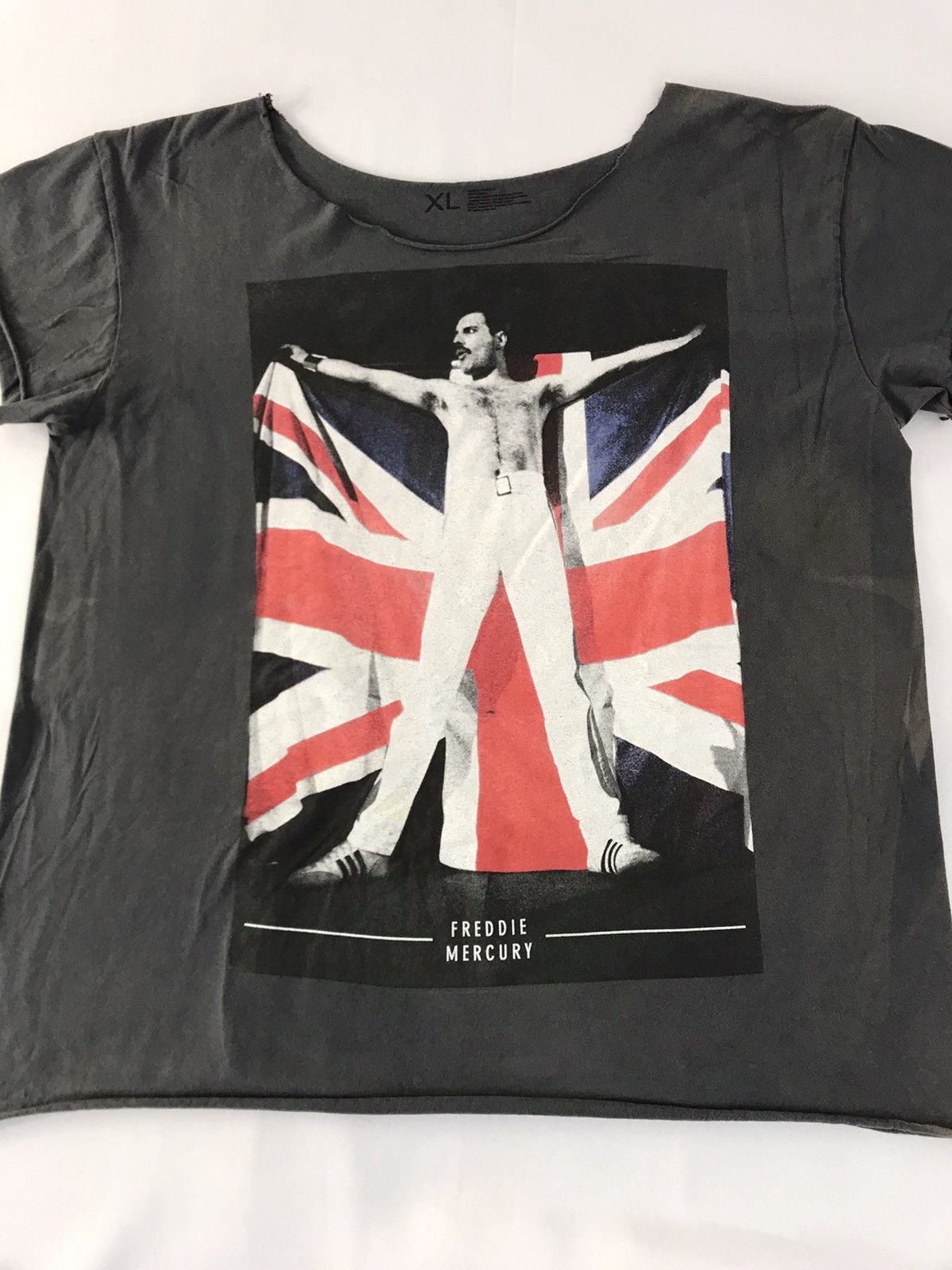Band Tees Freddie Mercury Queen Band Big British Flag Printed Tee Size US XL / EU 56 / 4 - 2 Thumbnail