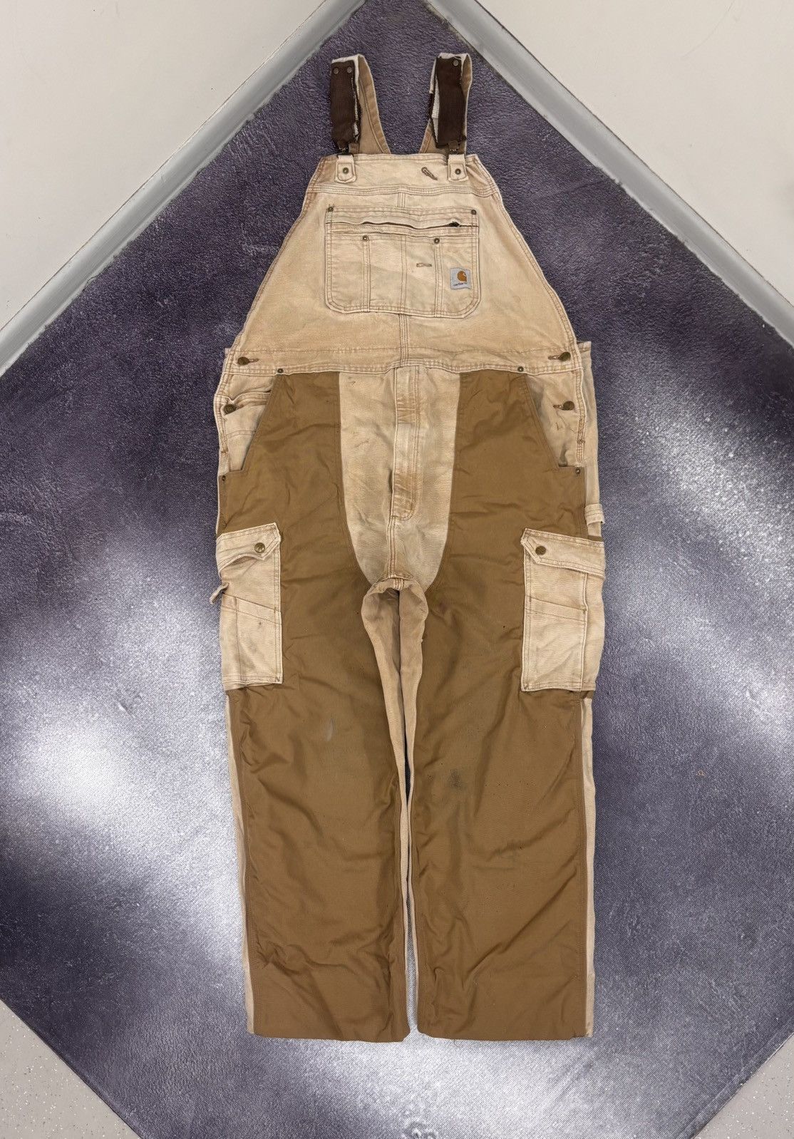 Carhartt Vintage Carhartt Double Knee Hunting Bib Overalls USA Work Size US 44 / EU 60 - 1 Thumbnail