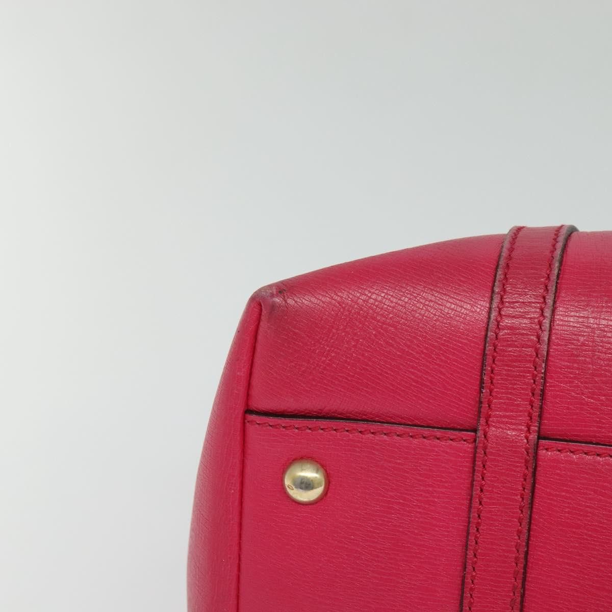 Gucci GUCCI Hand Bag Leather Pink Gold Size ONE SIZE - 14 Thumbnail