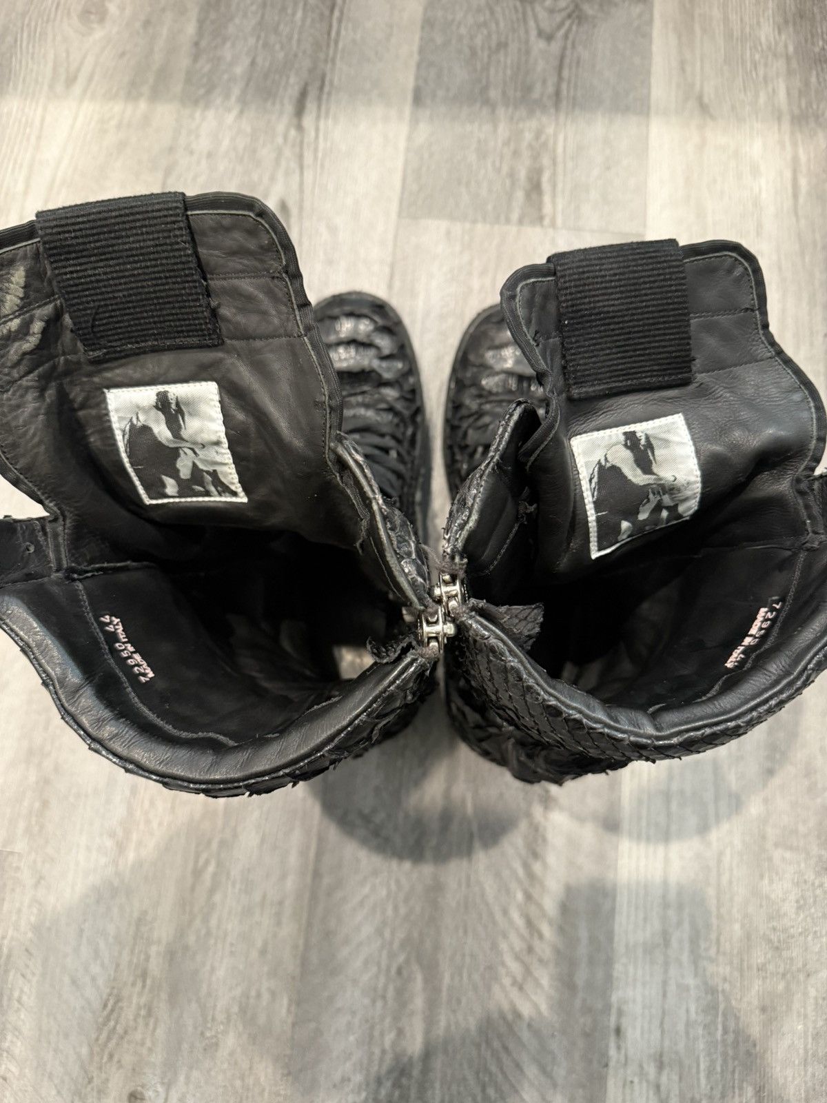 Rick Owens Rick Owens Snakeskin Cargobasket Size US 11 / EU 44 - 5 Thumbnail