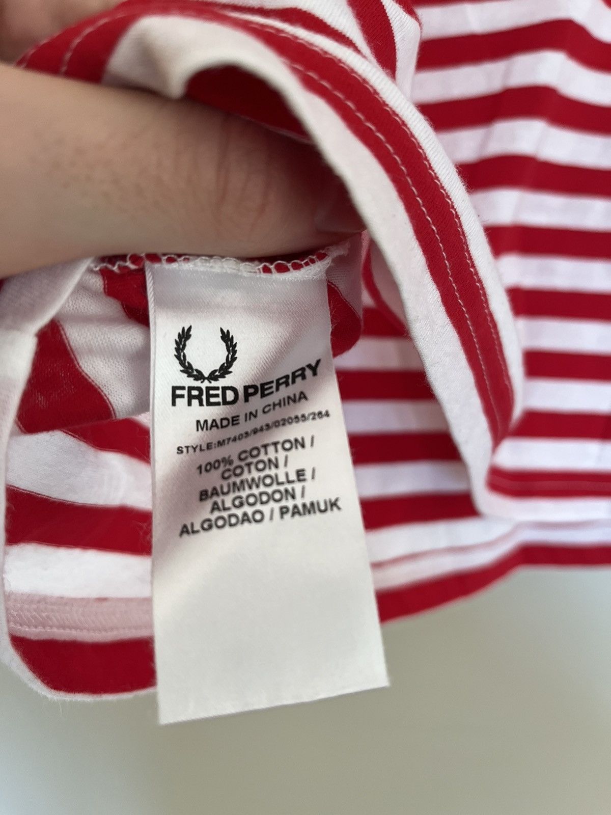 Fred Perry Fred Perry short sleeve t shirt big logo Size US XL / EU 56 / 4 - 3 Thumbnail