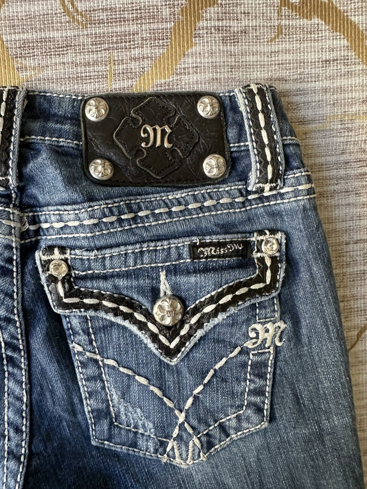 Miss Me FLARE Miss Me Distressed Boot Jeans Size 25" / US 0 / IT 36 - 19 Thumbnail