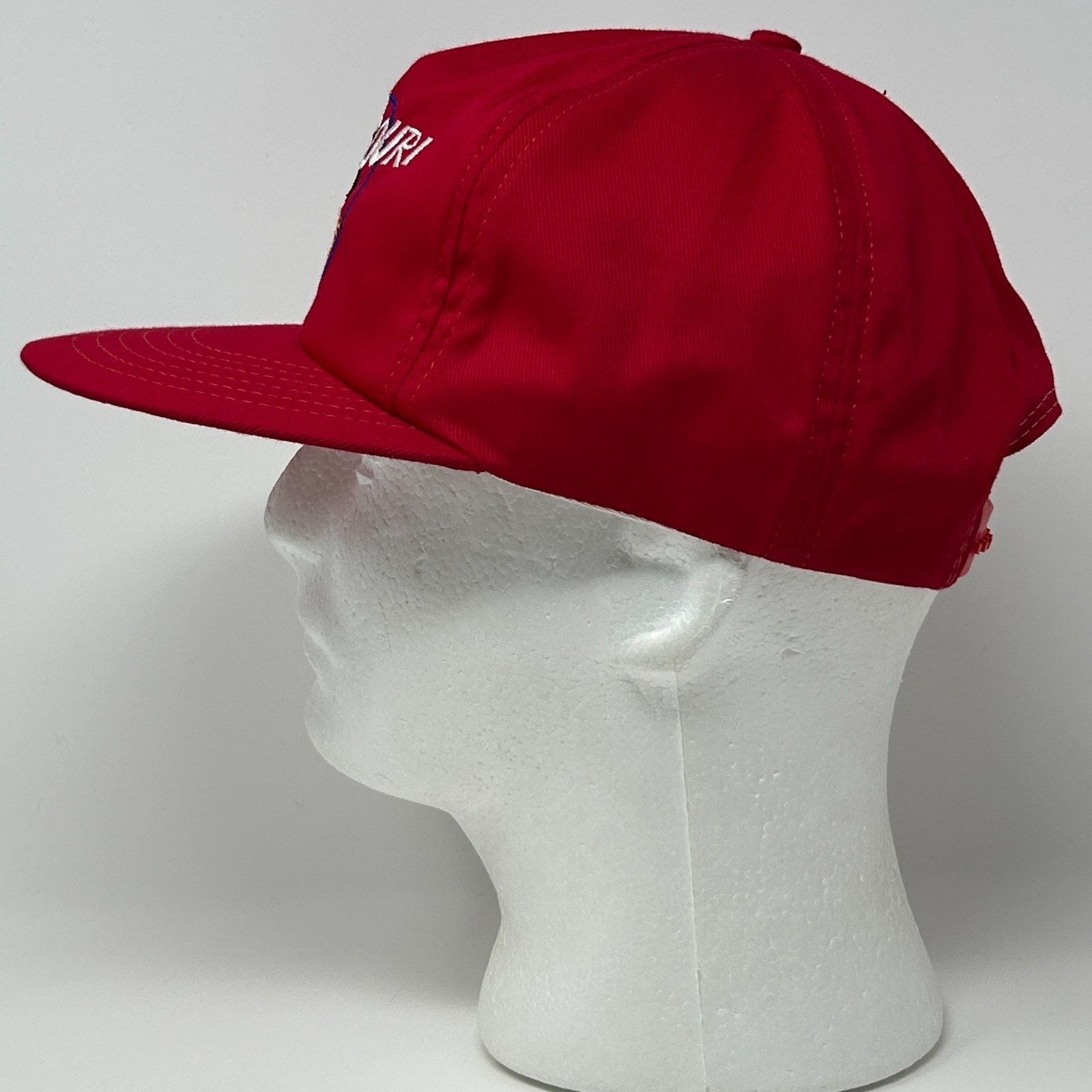 Vintage Vintage Missouri The Show Me State Hat Cap Red 80s Snapback Size ONE SIZE - 7 Thumbnail