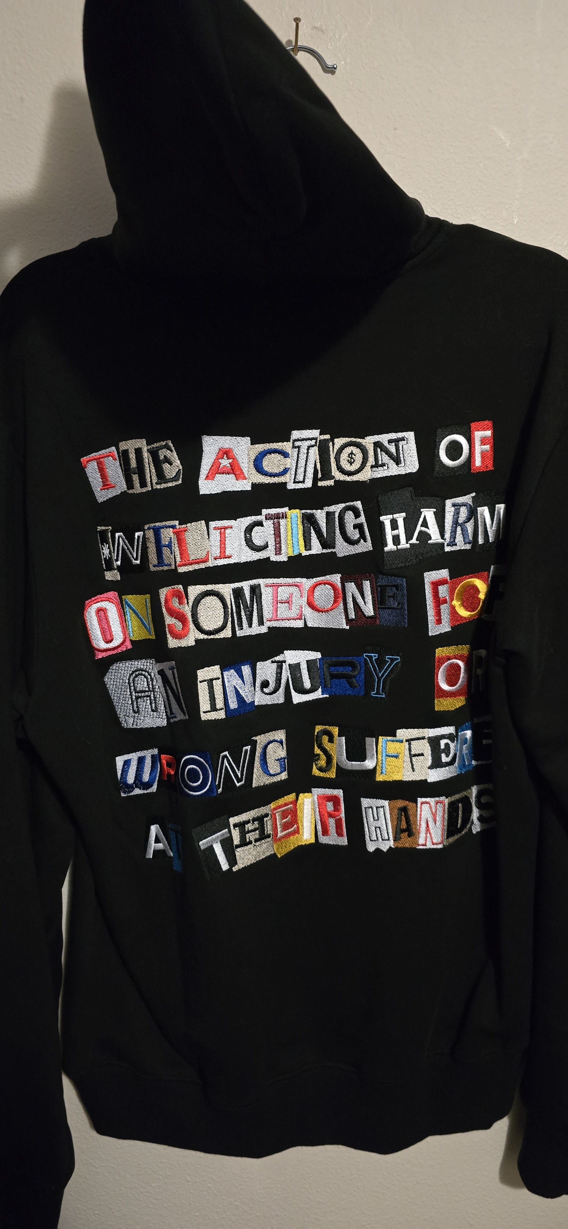 Revenge revenge ransom note hoodie 1/100 Size US L / EU 52-54 / 3 - 2 Thumbnail