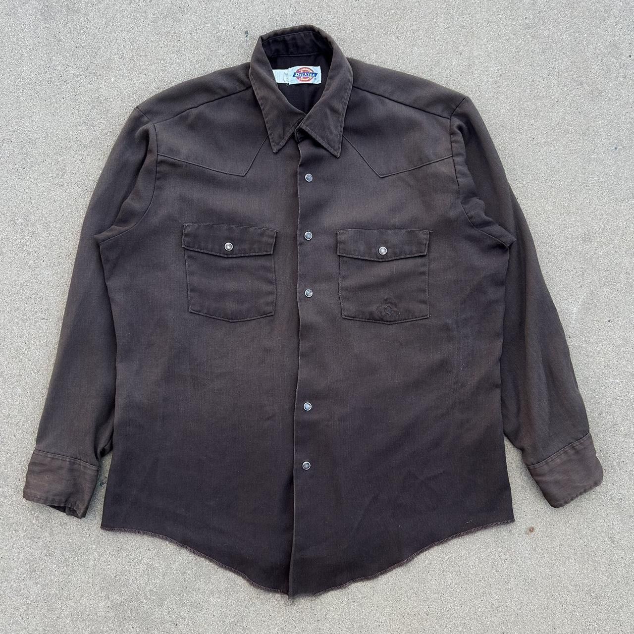 Dickies × Vintage 1980s Dickies Western Button-up Shirt Size US L / EU 52-54 / 3 - 1 Thumbnail