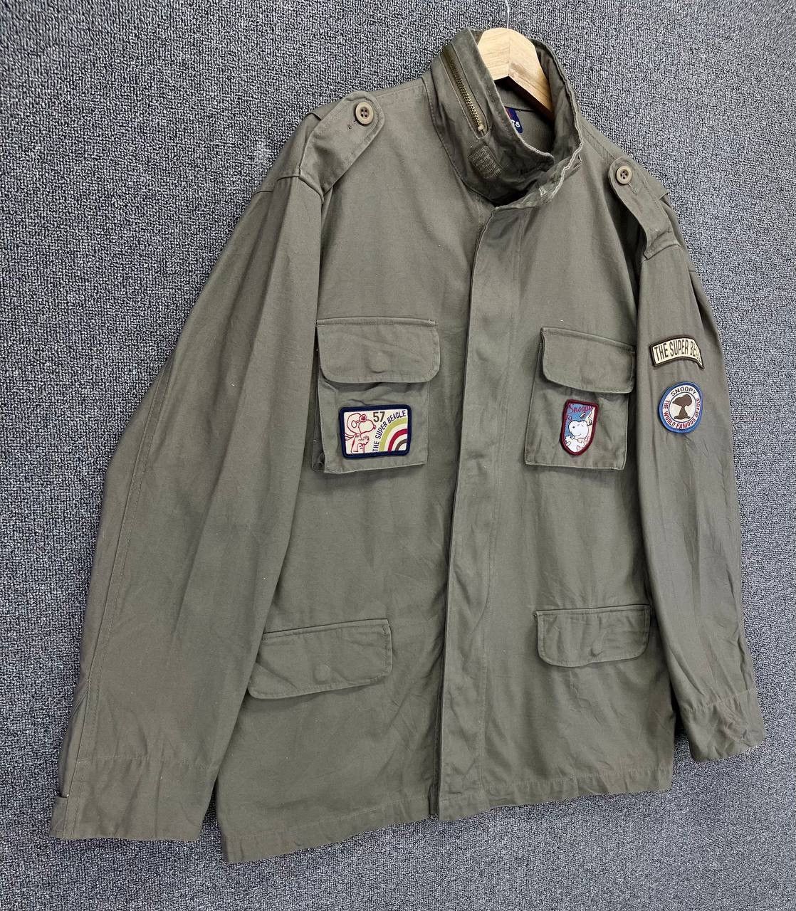 Peanuts Vintage Peanuts The Super Beagle Military M65 Jacket Size US L / EU 52-54 / 3 - 2 Thumbnail