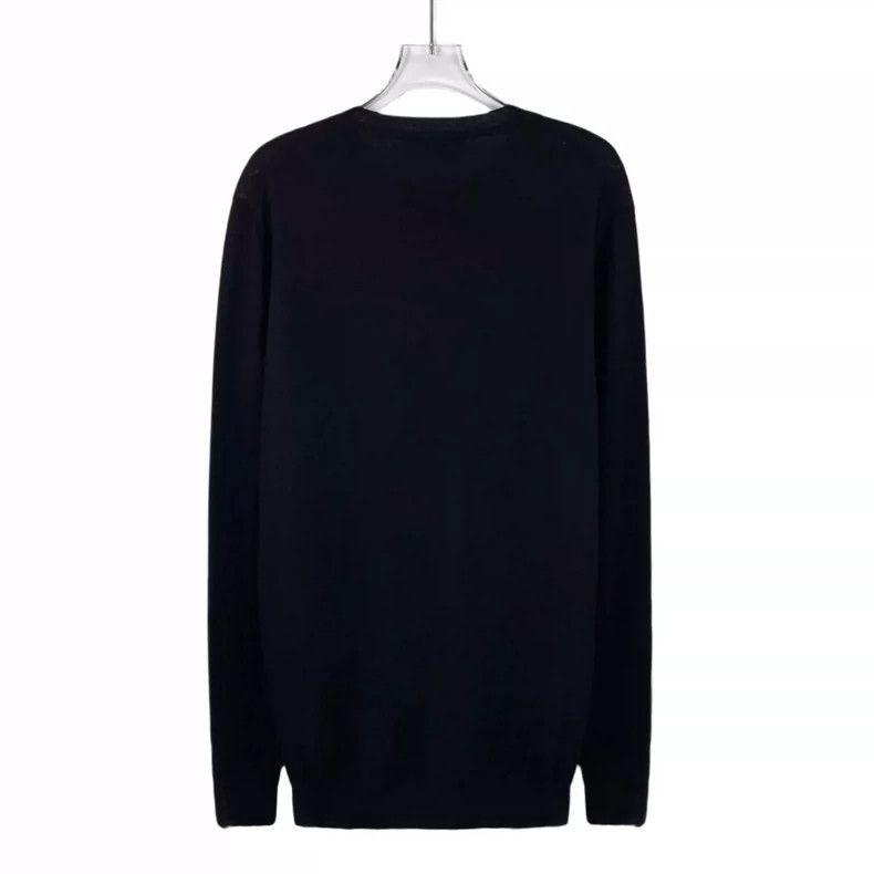 Fendi FENDI Black letter embroidered crewneck long-sleeve knit s Size US L / EU 52-54 / 3 - 2 Thumbnail