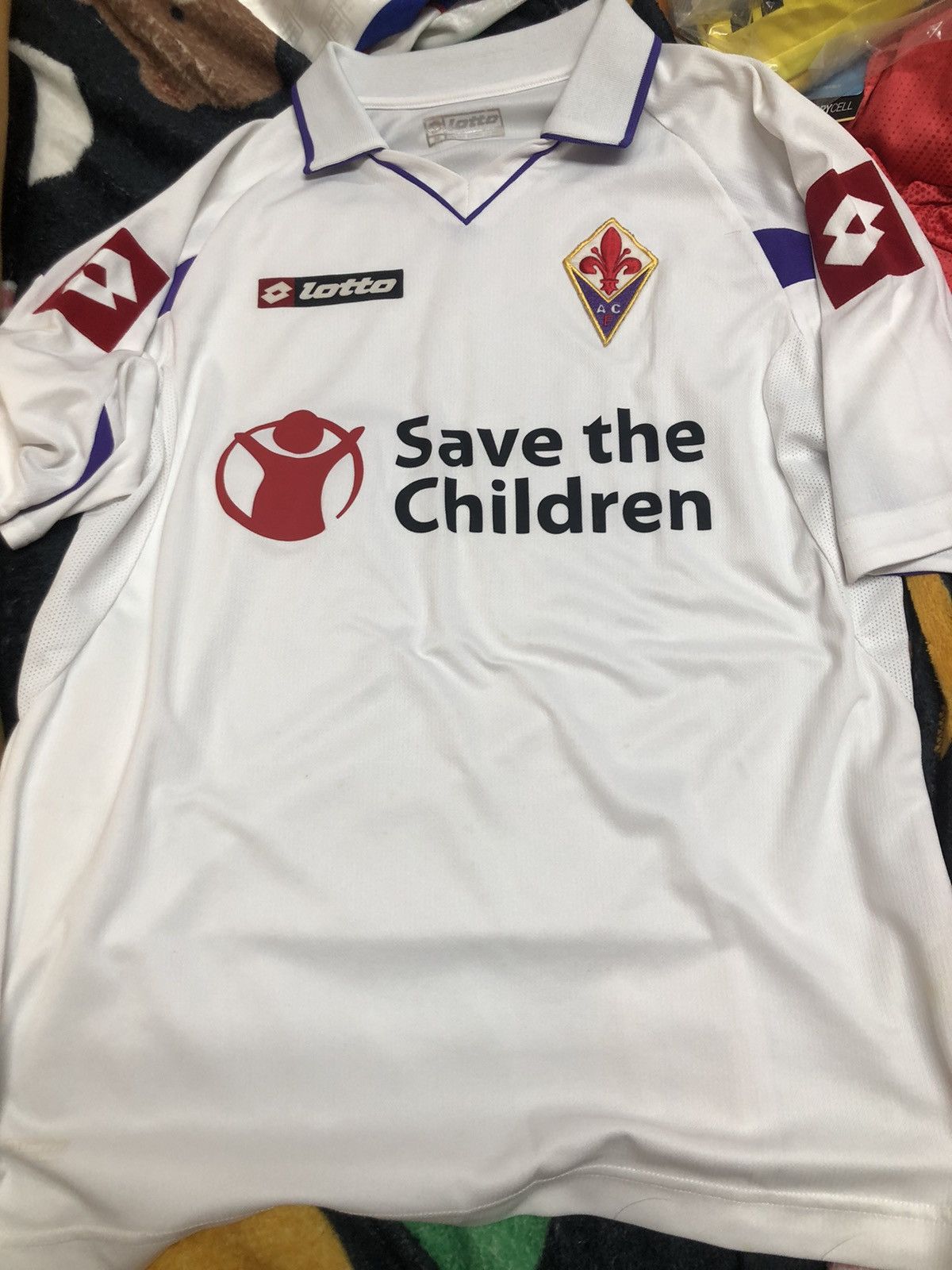 image of Bloke x Lotto Fiorentina 10/11 Away Shirt 11 Gilardino in White, Men's (Size Medium)