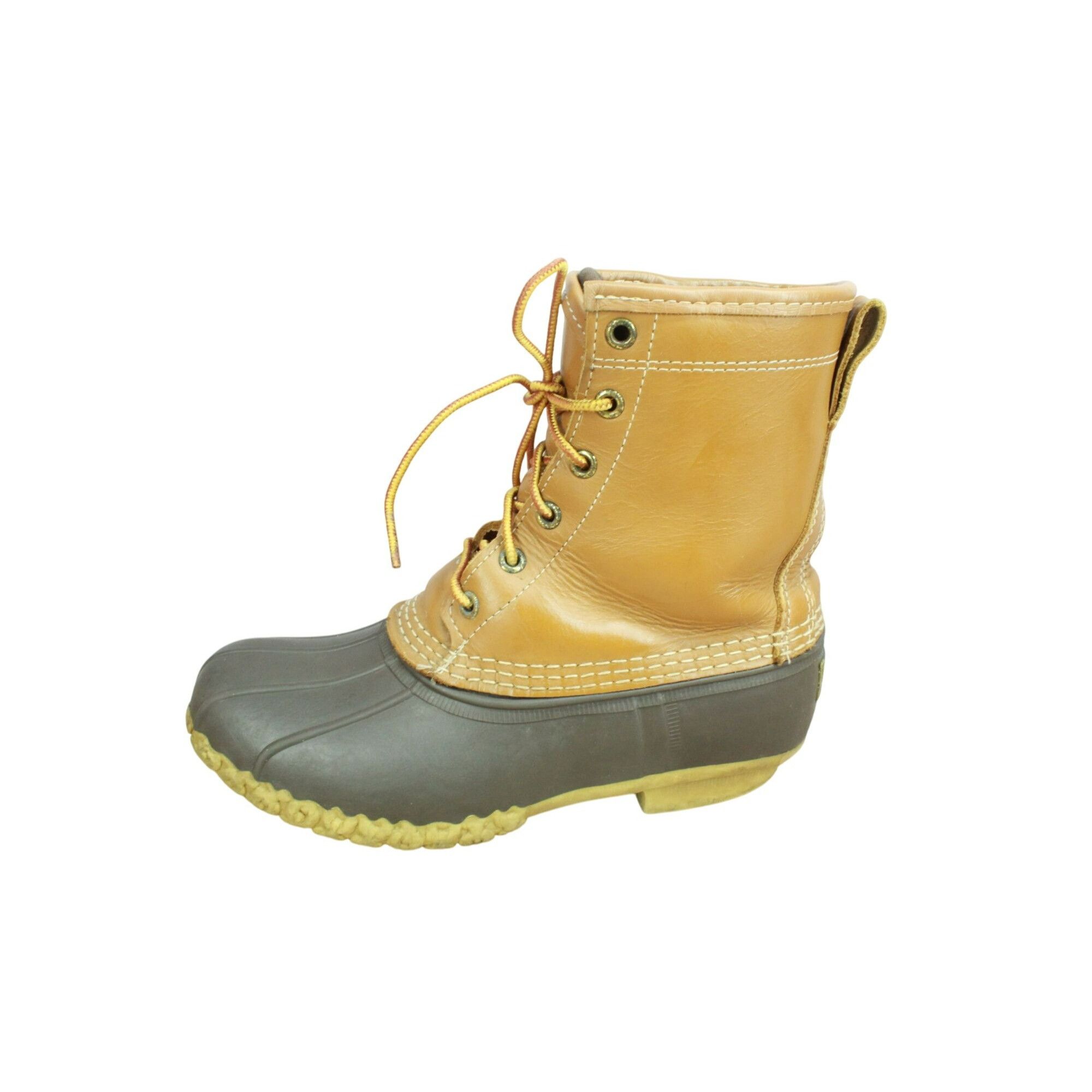 Goretex × L.L. Bean × Leather LL Bean Women's 8" Gore-tex Insulated Ankle Duck Boots Size US 6 / IT 36 - 1 Thumbnail
