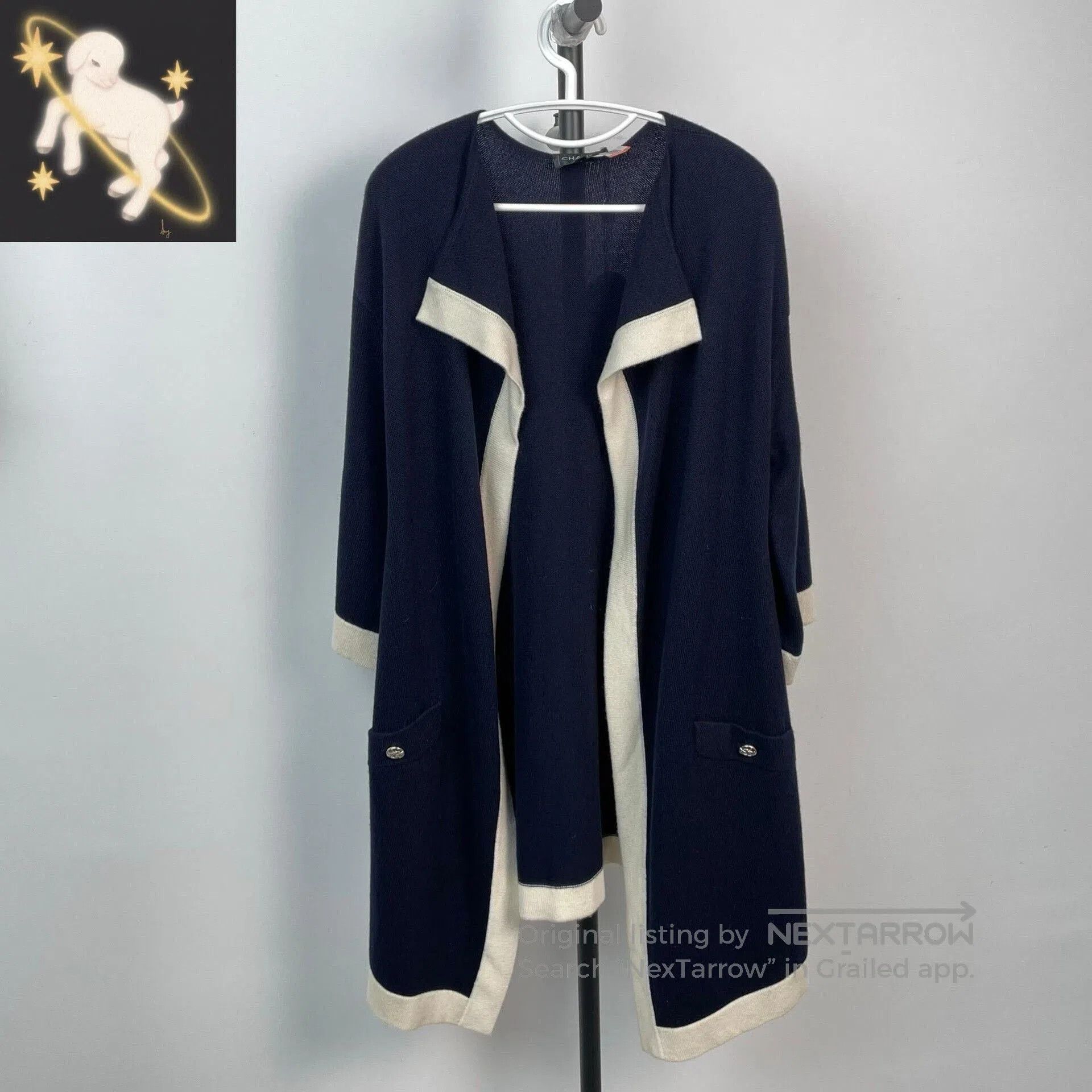Chanel Chanel Cashmere Knit Long Cardigan. Size XXS / US 00 / IT 34 - 1 Thumbnail