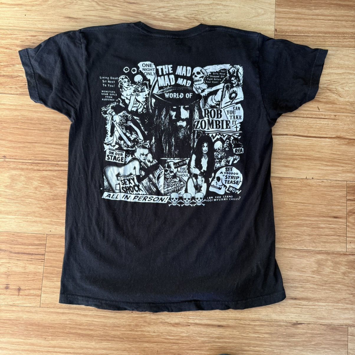 Other Rare Rob Zombie Portrait Overprint T-Shirt Sz:L White Zombie Size US L / EU 52-54 / 3 - 2 Thumbnail