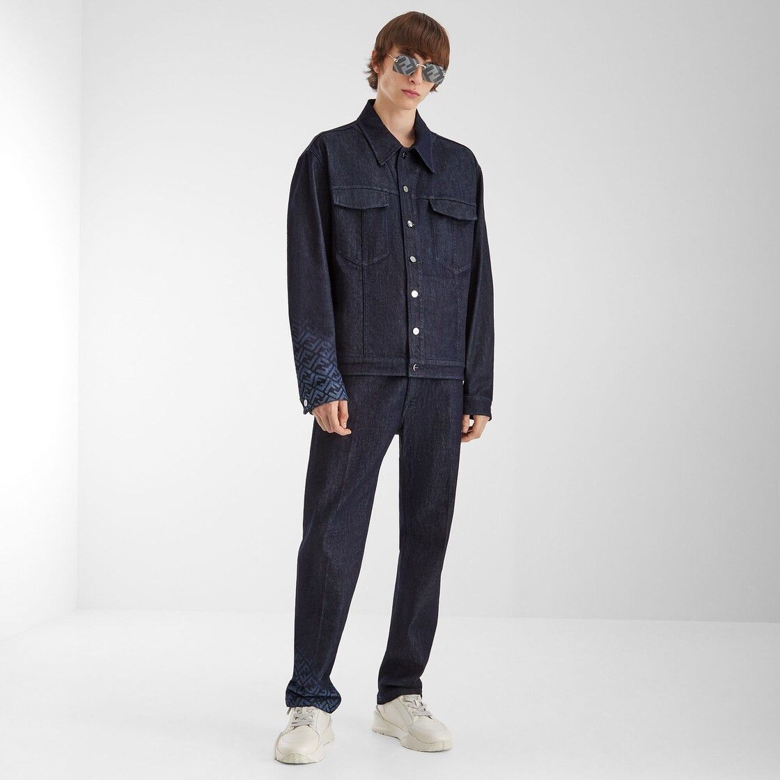 Fendi o1w1db10525 Jacket in Blue Size US L / EU 52-54 / 3 - 4 Thumbnail