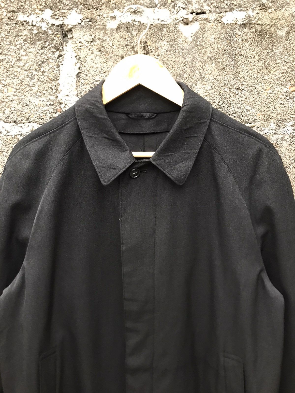 Japanese Brand ⚡️Vintage Sanyo Rain Top Coat Button Long Jacket Size US M / EU 48-50 / 2 - 4 Thumbnail