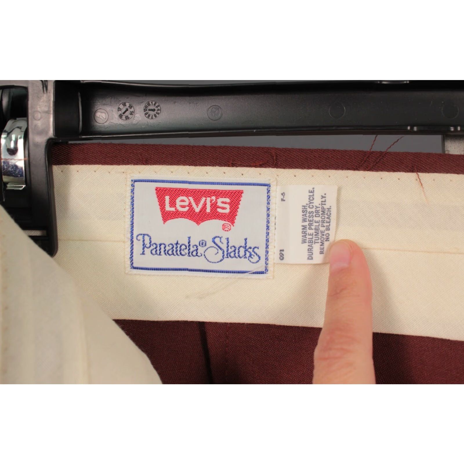 Levi's VINTAGE Levi's Panatela Pants 1970s NOS 36x30 Brown Mens Slacks Size US 36 / EU 52 - 7 Thumbnail