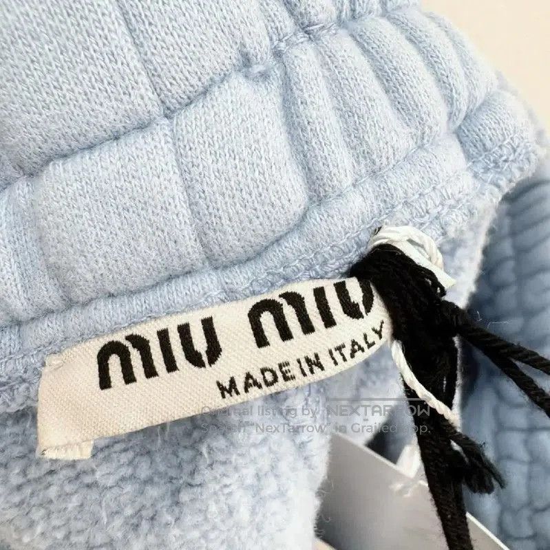 Miu Miu Miu Miu Light Blue Women's Shorts . Size 23" - 5 Thumbnail