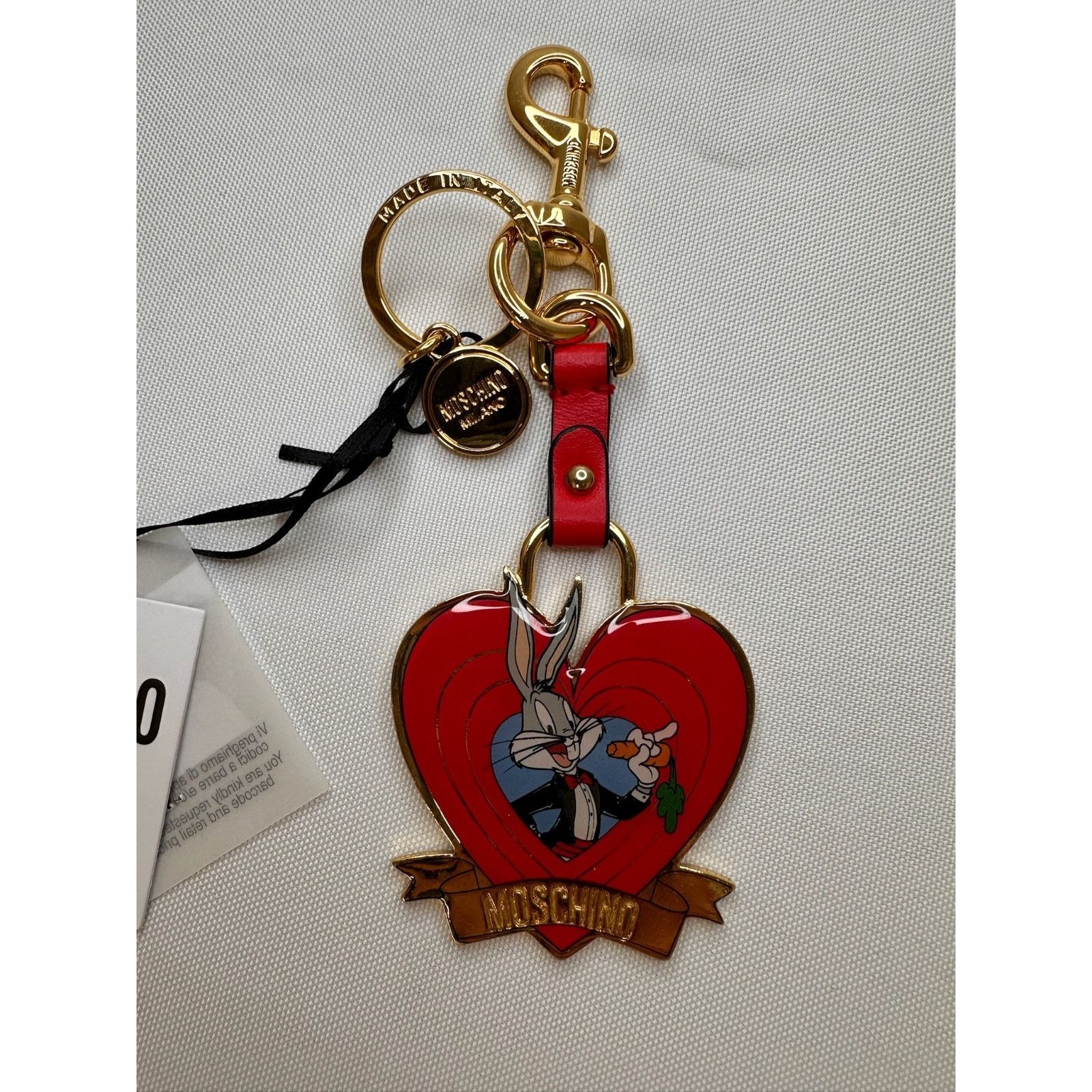 Moschino SS23 MOSCHINO Couture Jeremy Scott Bugs Bunny Heart Keychain Size ONE SIZE - 7 Thumbnail