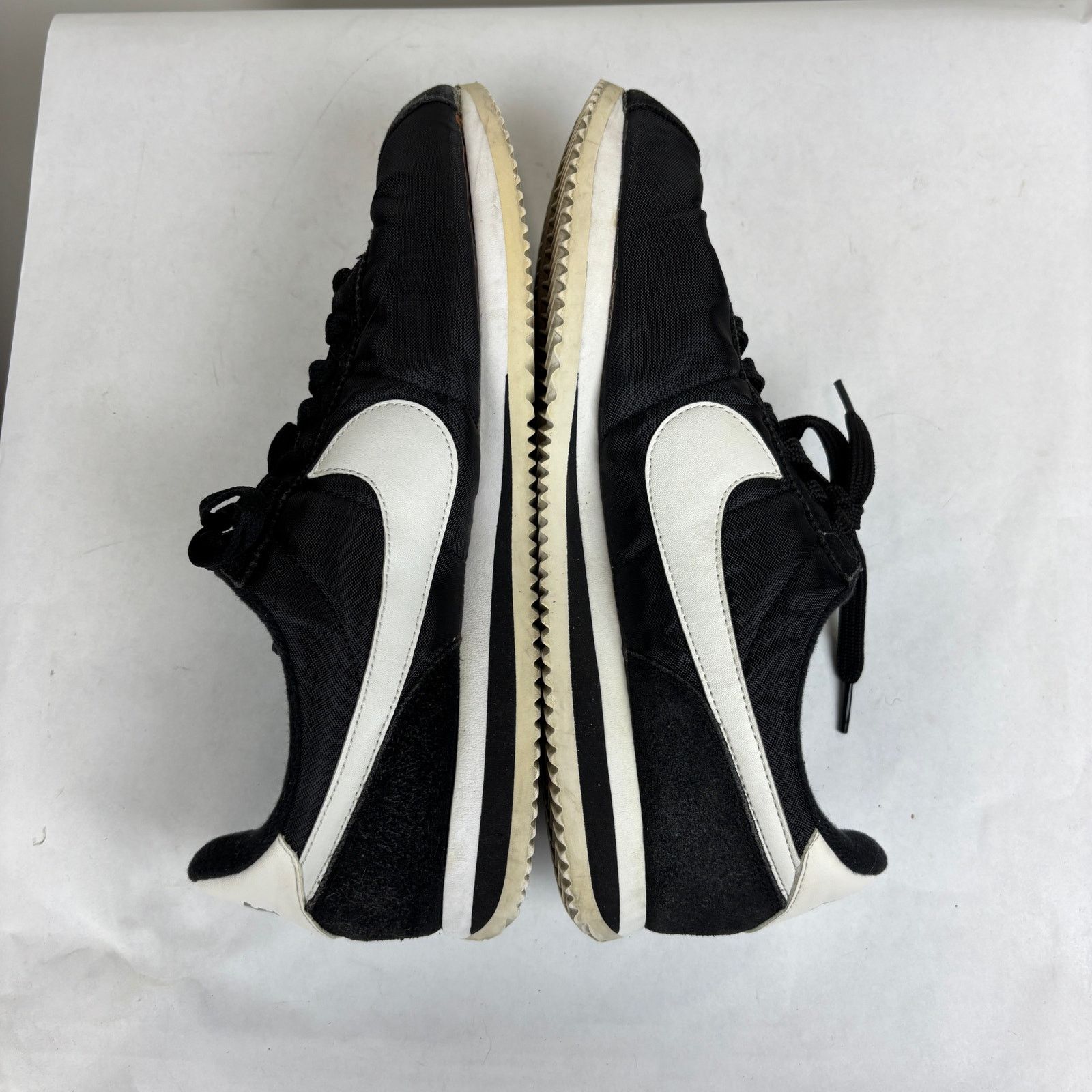 Nike Nike Cortez Basic Nylon Black White Sneakers Shoes Mens 10.5 Size US 10.5 / EU 43-44 - 7 Thumbnail