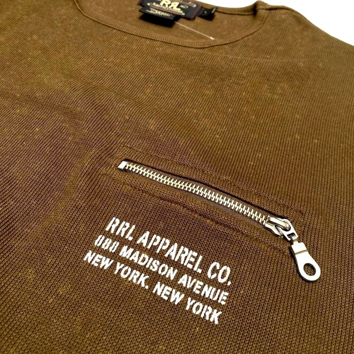 Ralph Lauren RRL RALPH LAUREN Early 90s Three-Star Long-Sleeve Knit Top Brown Size L Men Size US L / EU 52-54 / 3 - 4 Thumbnail