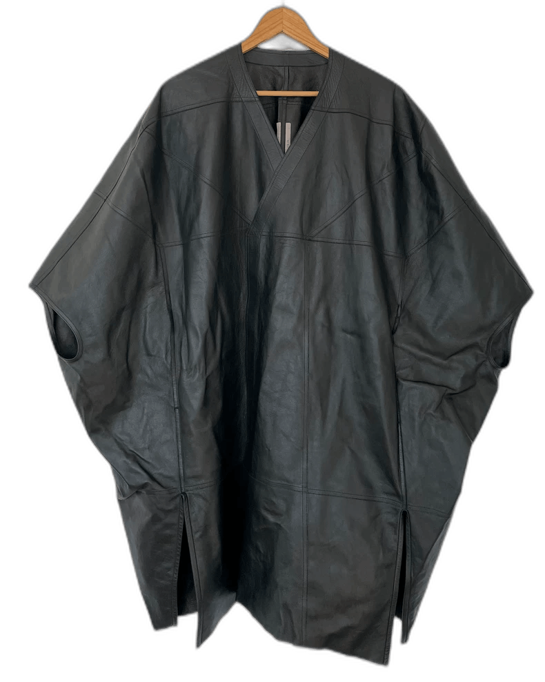 Rick Owens Rick Owens Leather Short Sleeve Coat Size M / US 6-8 / IT 42-44 - 1 Thumbnail