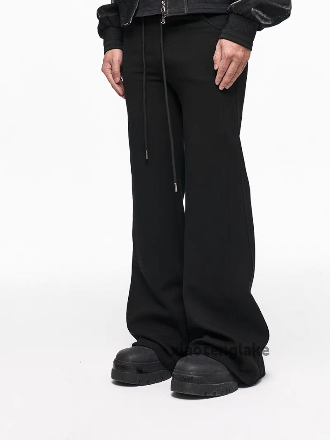 Designer × Japanese Brand × Vintage Unisex outdoor utility loose patchwork flared sweatpants Size US 36 / EU 52 - 5 Thumbnail