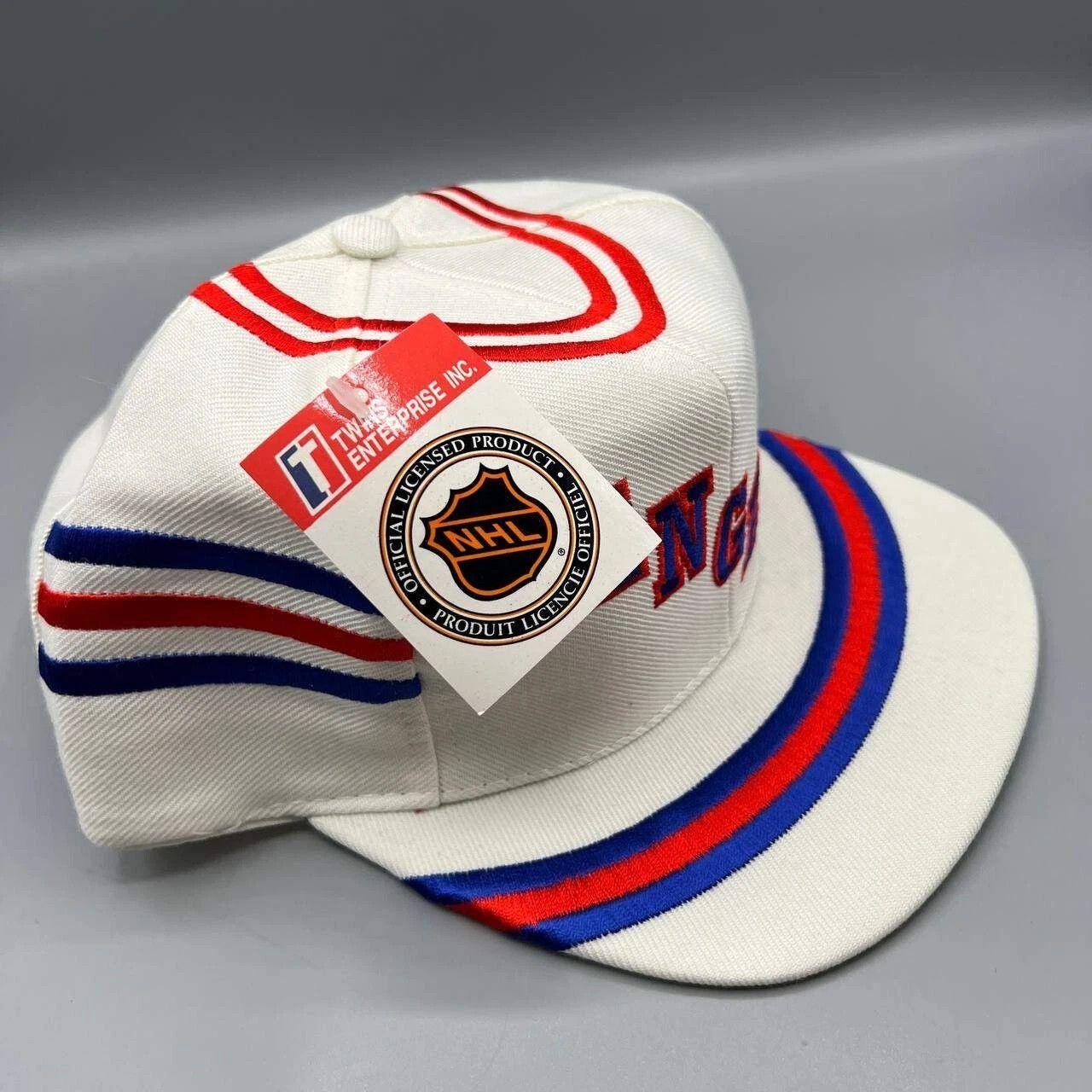 Twins Enterprise Inc. × Vintage New York Rangers Hat Men Twins Enterprise NHL Snap Back Size ONE SIZE - 3 Thumbnail