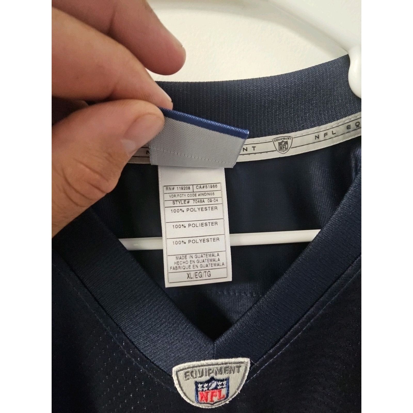 Reebok Chicago Bears Jersey XL +2L Blue Orange Reebok Jay Cutler #6 Size US XL / EU 56 / 4 - 7 Thumbnail