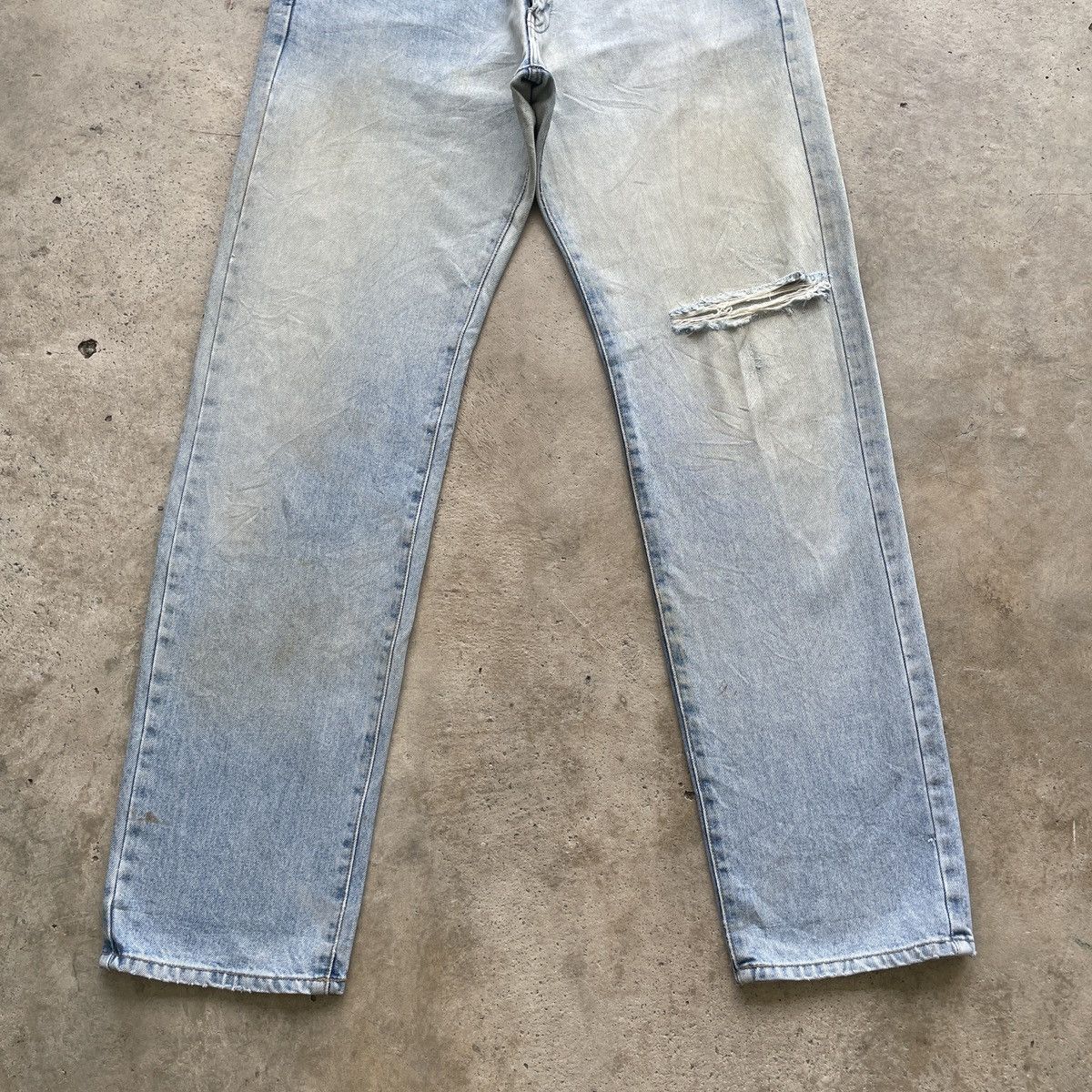 Japanese Brand Vintage Bobson Japan Jeans Faded Distressed Denim Pants W33 Size US 33 - 4 Thumbnail