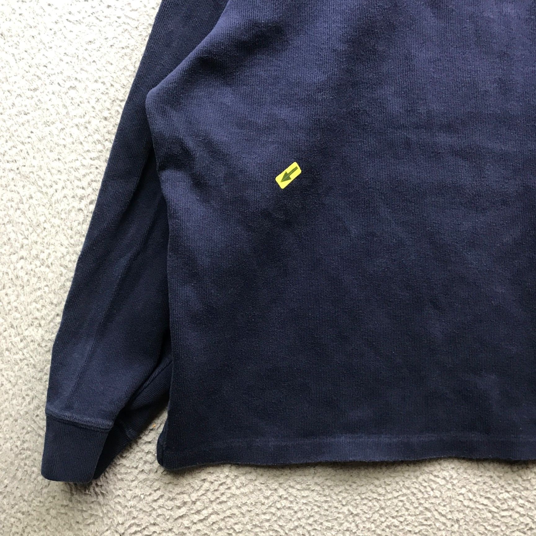 Polo Ralph Lauren Polo Ralph Lauren 1/4 Zip Ribbed Pullover Sweater Mens XL Navy Maroon Pony Shirt Casual Womens? Size US XL / EU 56 / 4 - 5 Thumbnail