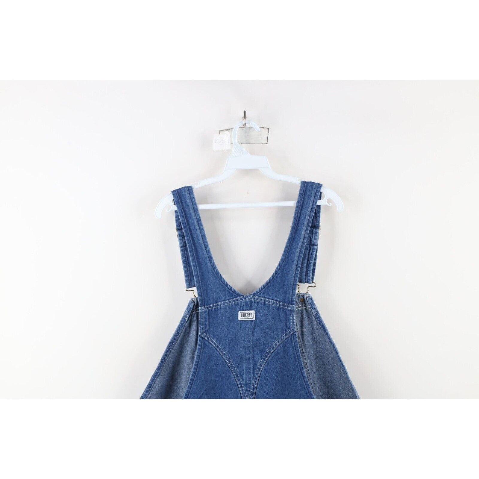 Vintage Vintage 90s Streetwear Faded Wide Leg Denim Jean Overalls Size US 44 / EU 60 - 17 Thumbnail