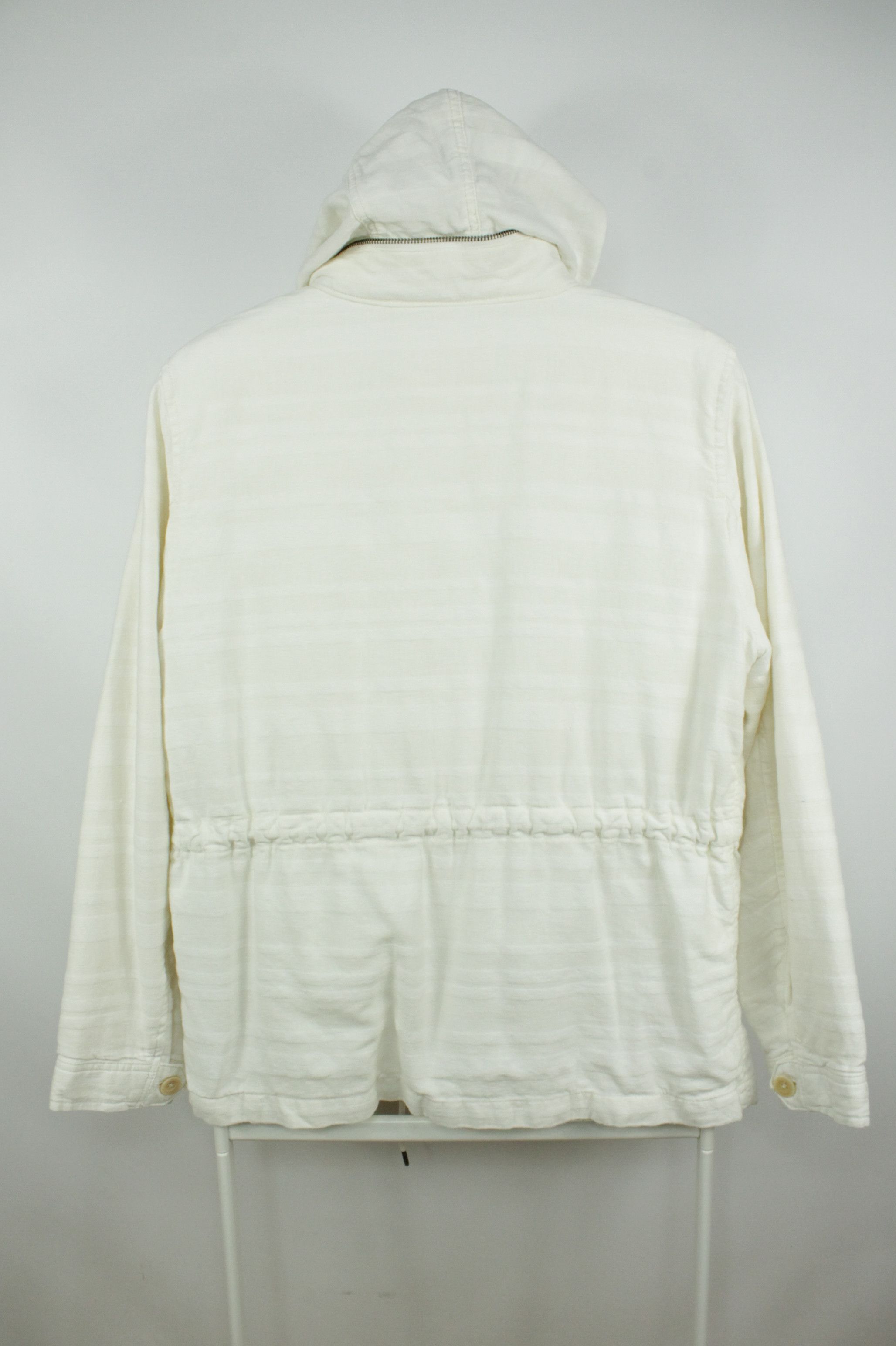 Levi's Levi's Cotton Linen White Milk Women's Safari Jacket Size L / US 10 / IT 46 - 12 Thumbnail