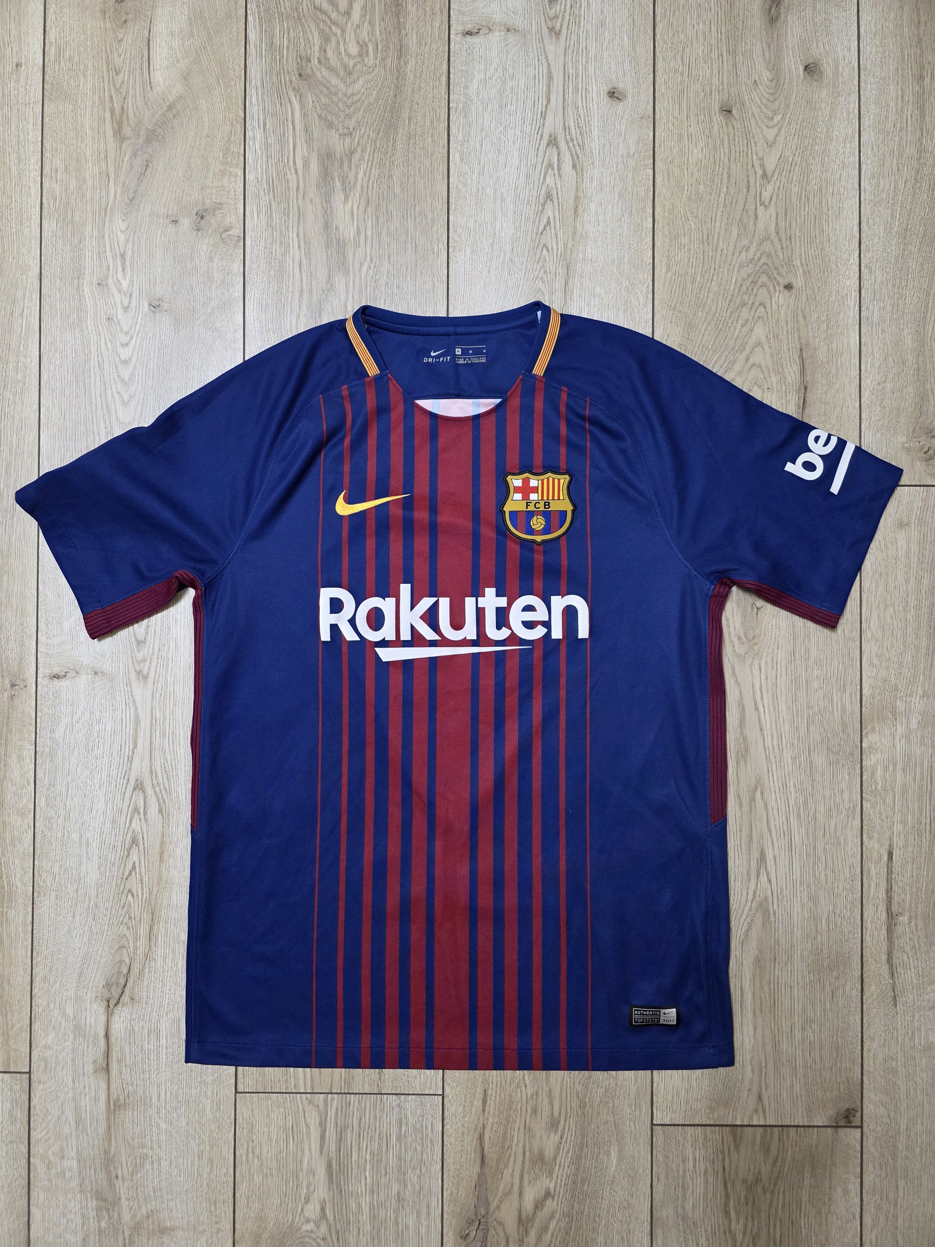 Nike BARCELONA 2016 2017 HOME SUAREZ FOOTBALL SHIRT SOCCER JERSEY Size US M / EU 48-50 / 2 - 2 Thumbnail