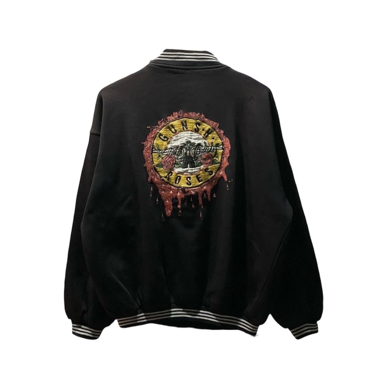 Guns N' Roses VINTAGE Guns N’ Roses Big Logo Embroidered Bomber Jacket Size US XL / EU 56 / 4 - 1 Thumbnail