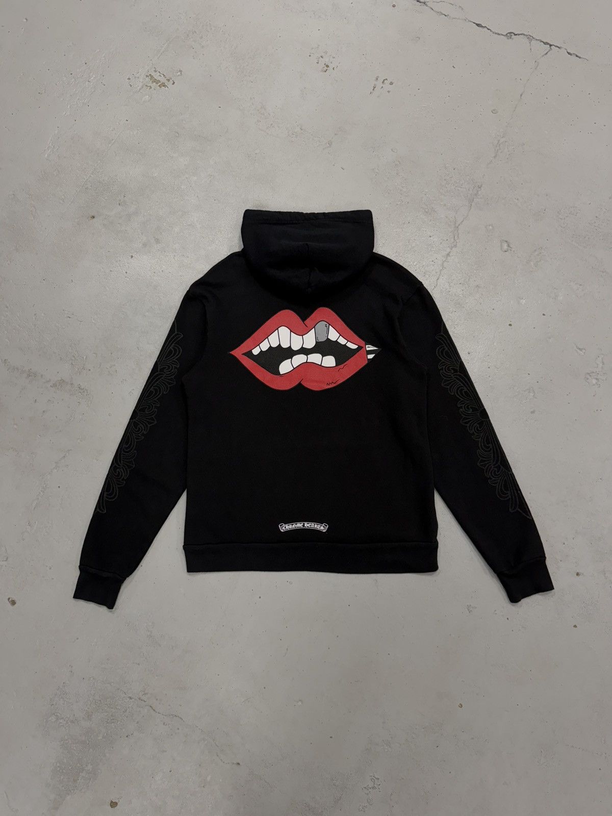 Chrome Hearts Chrome Hearts Matty Boy Horseshoe Lips Hoodie Black Medium Size US M / EU 48-50 / 2 - 4 Thumbnail