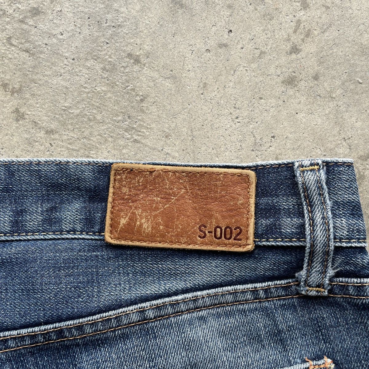 Japanese Brand Distressed💥 Vintage Japanese Jeans Faded Denim Pants W33 Size US 33 - 9 Thumbnail