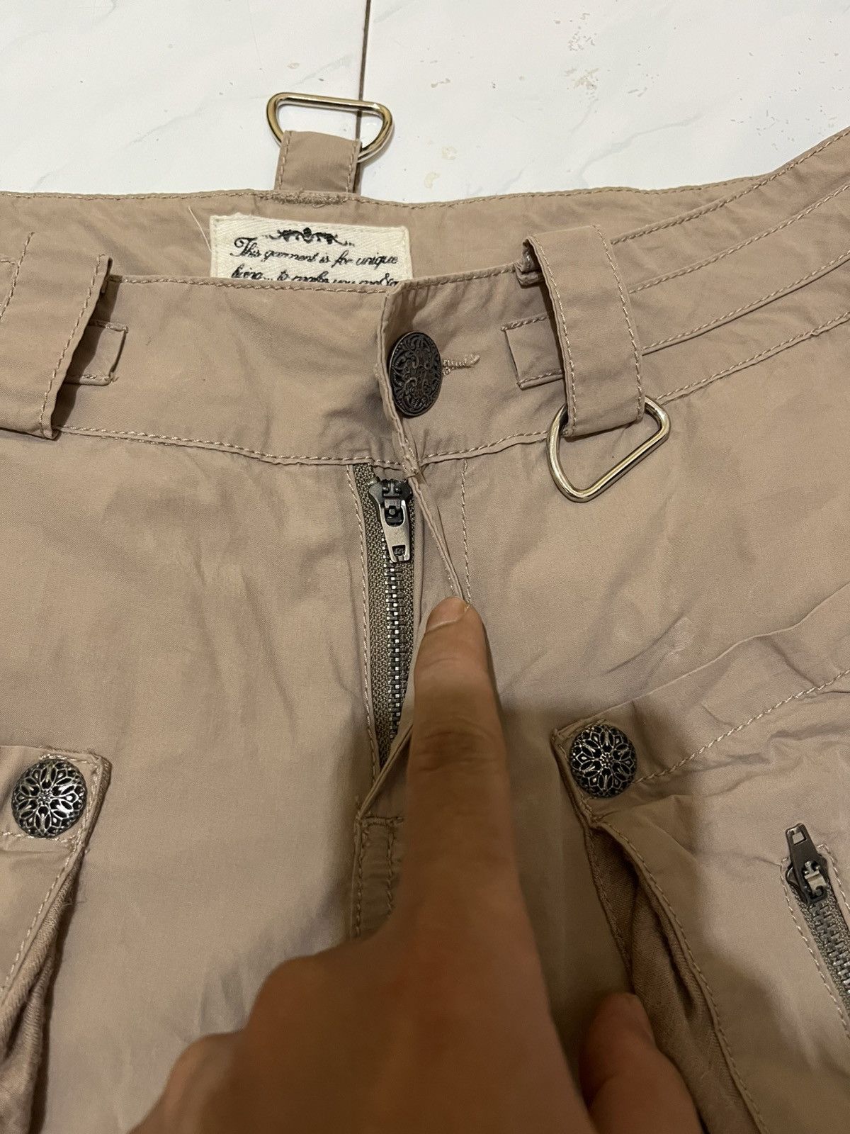 Japanese Brand MO & CO Multipocket Cargo Tactical Pants Size US 27 - 11 Thumbnail