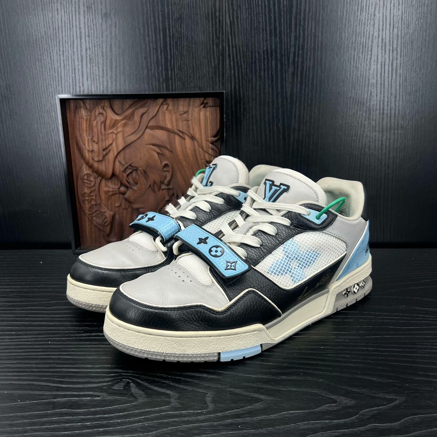Louis Vuitton Louis Vuitton Training Blue Lowtop Sneakers 42 Men Size US 9 / EU 42 - 1 Thumbnail