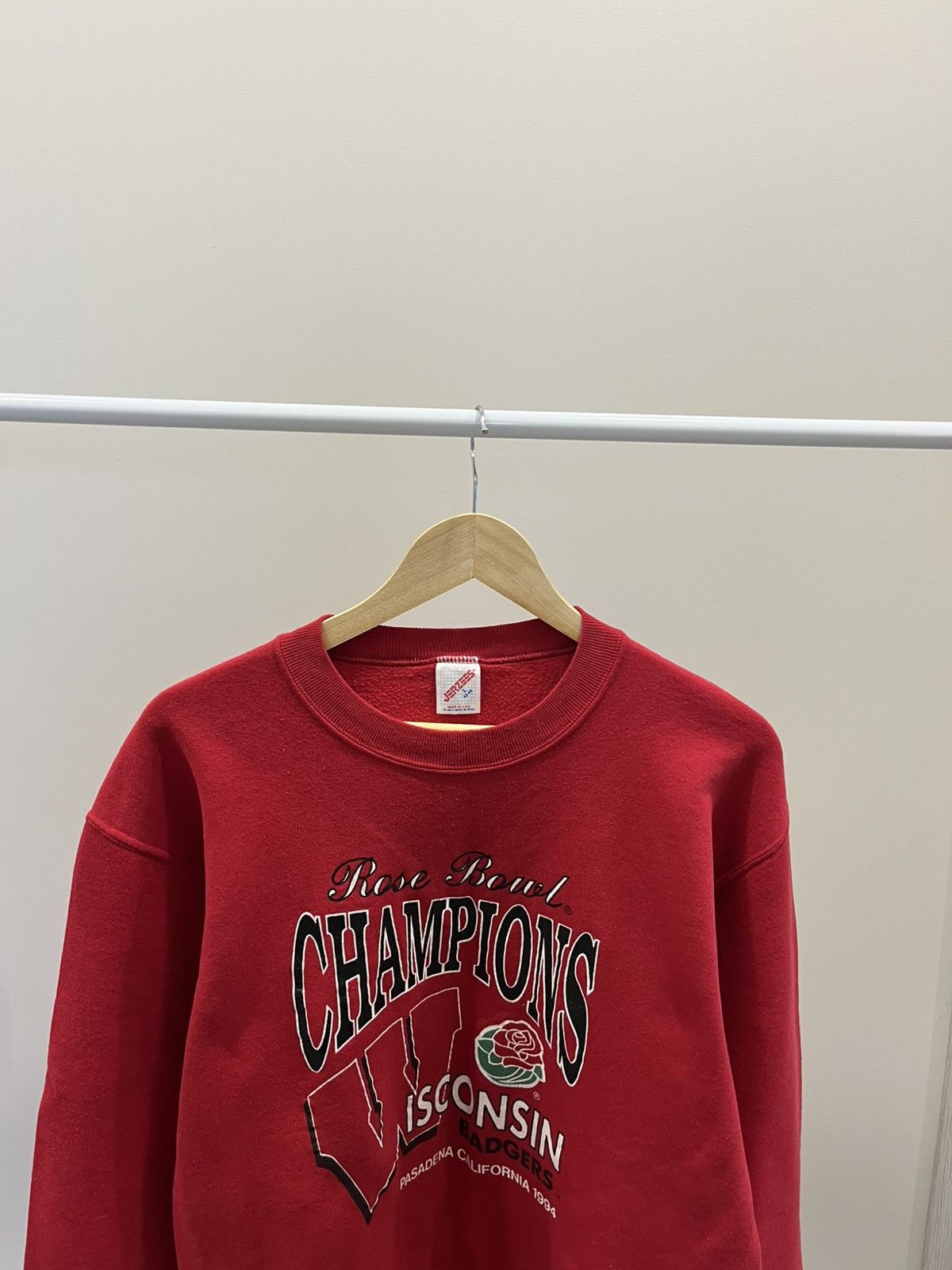Vintage Vintage 1994 Rose Bowl Wisconsin Badgers Made in USA Size US L / EU 52-54 / 3 - 1 Thumbnail