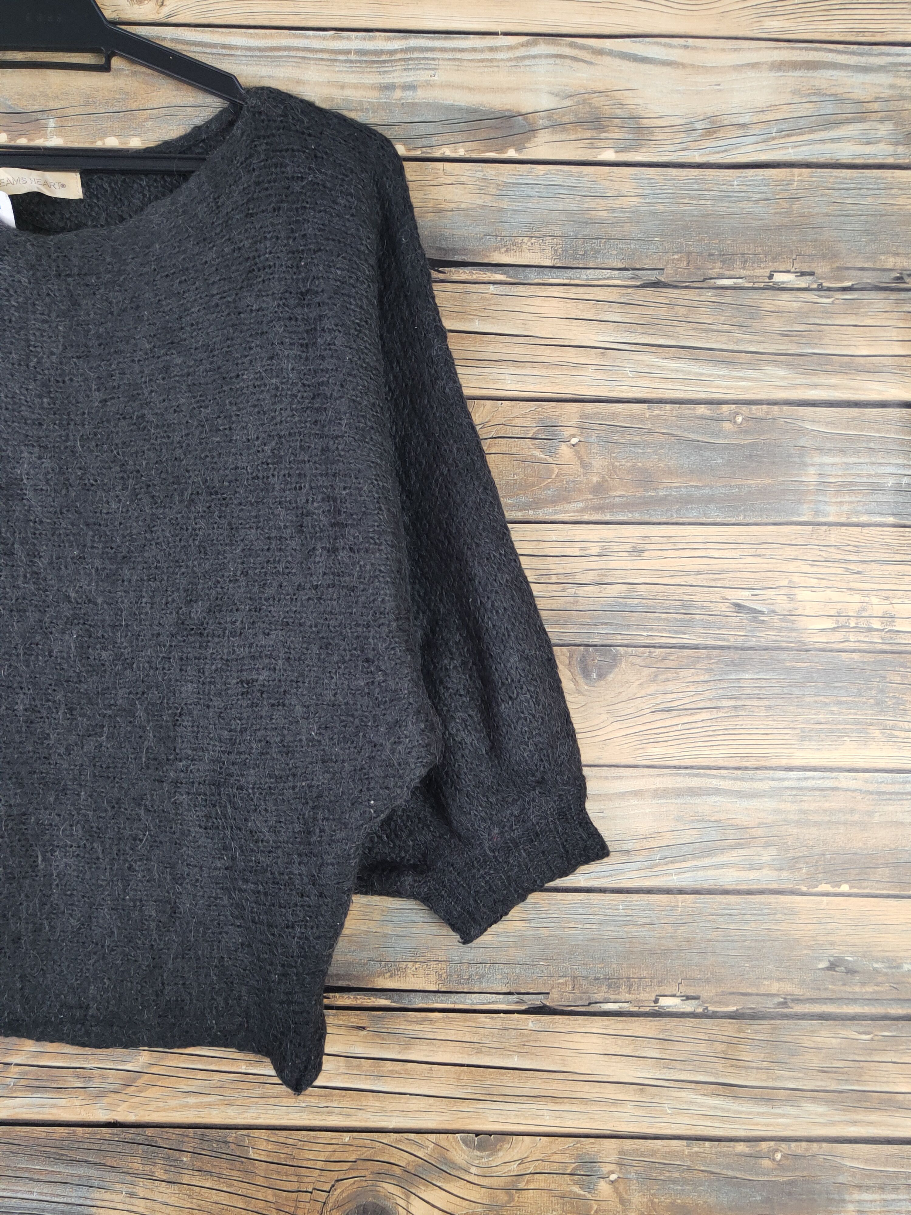 Beams Plus Beams Heart Dark Gray Knitwear Crop Tops #W2136 Size XS / US 0-2 / IT 36-38 - 5 Thumbnail