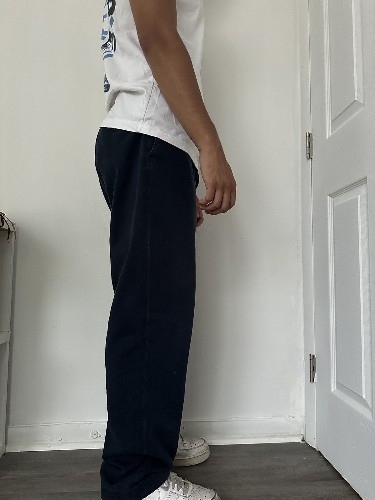 Polo Ralph Lauren Polo Ralph Lauren Classic Polo Chino Pants Denim Navy Blue Size US 35 - 6 Thumbnail